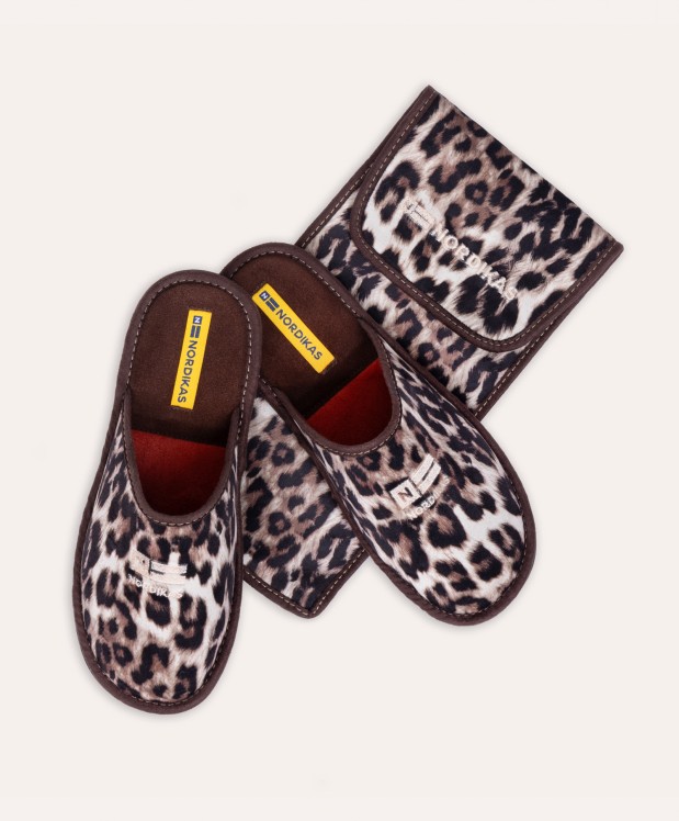 nordikas ZAPATILLAS DE VIAJE MUJER LINCE MARRON Oferta exclusiva