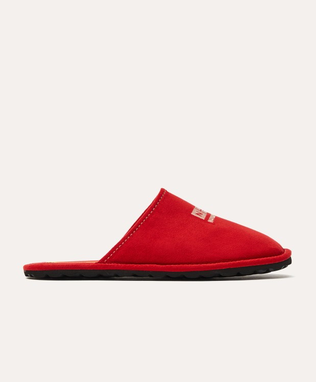 nordikas ZAPATILLAS DE VIAJE MUJER MICROSUED ROJO Descuento por venta flash