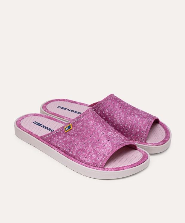 nordikas ZAPATILLAS DE CASA MUJER VAQUERO FRESA Ofertas de temporada