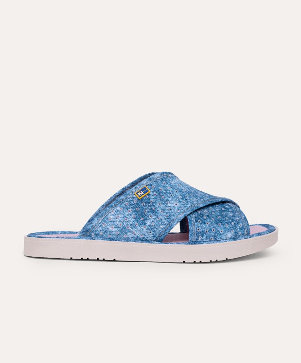 nordikas ZAPATILLAS DE CASA MUJER VAQUERO AZUL Ofertas especiales