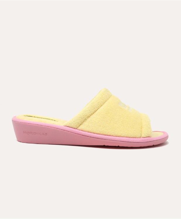 nordikas ZAPATILLAS DE CASA MUJER TOALLA LEMON Outlet