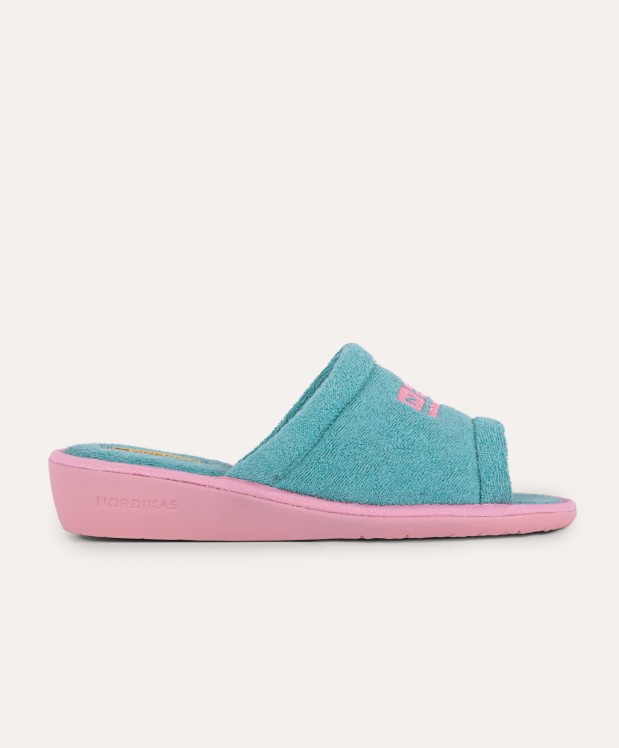 nordikas ZAPATILLAS DE CASA MUJER TOALLA VERDE Outlet online