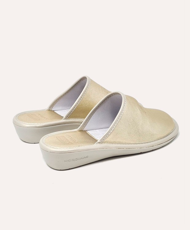 nordikas ZAPATILLAS DE CASA MUJER METALIC PLATINO Rebajas top