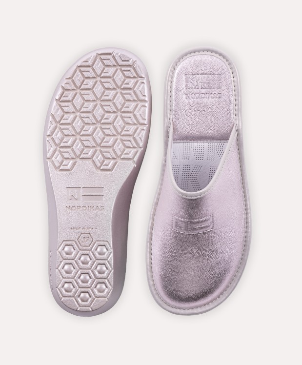 nordikas ZAPATILLAS DE CASA MUJER METALIC MALVA Envío gratis
