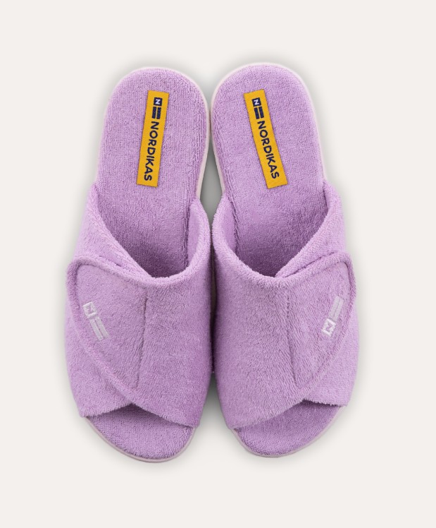 nordikas ZAPATILLAS DE CASA MUJER TOALLA LILA Último día