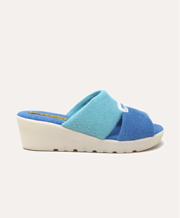 nordikas ZAPATILLAS DE CASA MUJER TOALLA BLUE Solo hoy