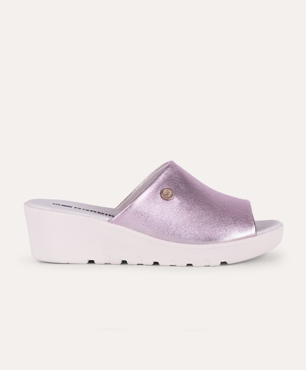 nordikas ZAPATILLAS DE CASA MUJER METALIC MALVA Superdescuento