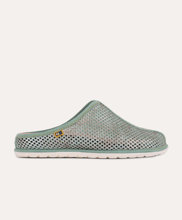 nordikas ZAPATILLAS DE CASA MUJER METALCRIS MENTA Liquidación