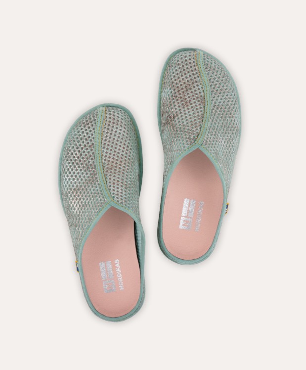 nordikas ZAPATILLAS DE CASA MUJER METALCRIS MENTA Liquidación