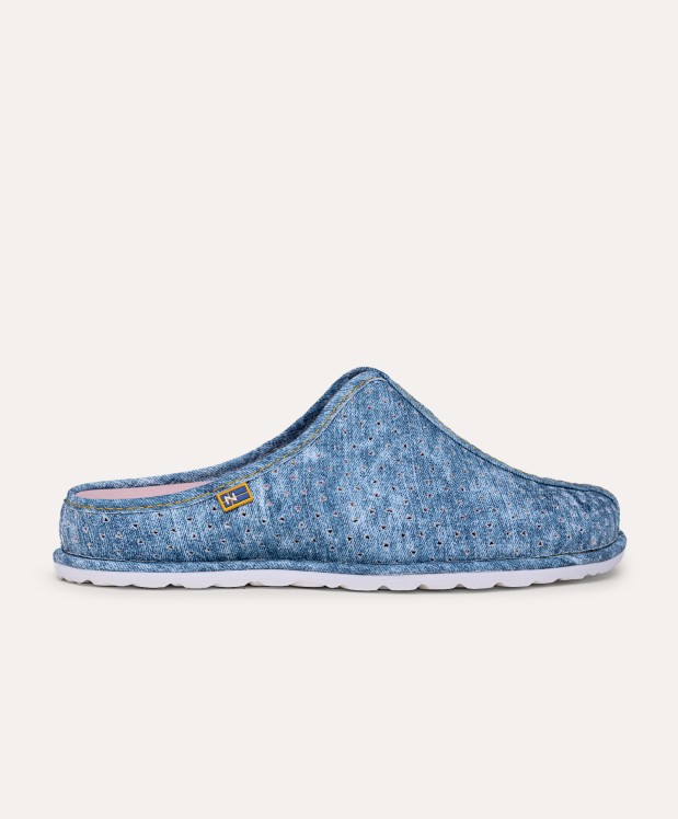 nordikas ZAPATILLAS DE CASA MUJER VAQUERO AZUL Tienda de fábrica