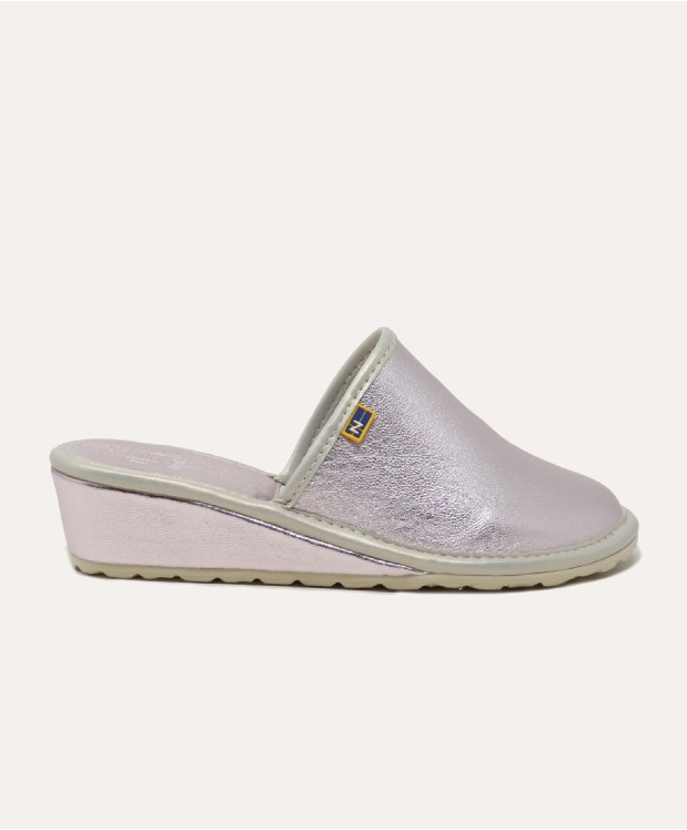 nordikas ZAPATILLAS DE CASA MUJER METALIC MALVA En oferta