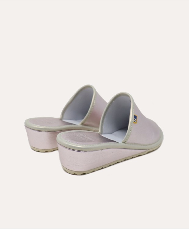 nordikas ZAPATILLAS DE CASA MUJER METALIC MALVA En oferta