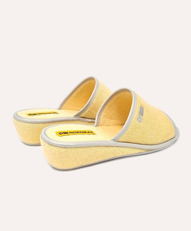 nordikas ZAPATILLAS DE CASA MUJER TOALLA LEMON Ofertas de temporada