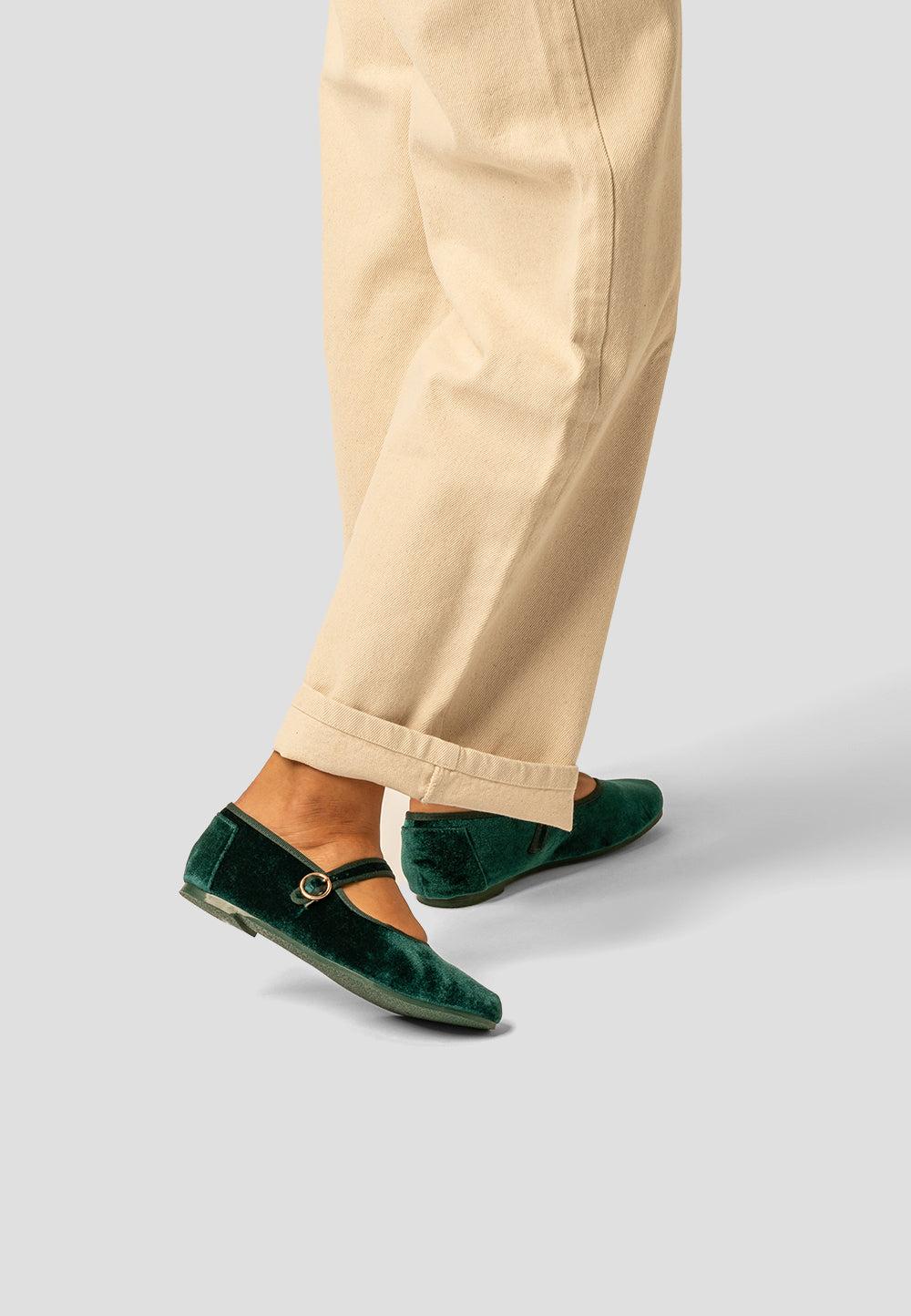 paez MARY JANE VELVET EVERGREEN En oferta
