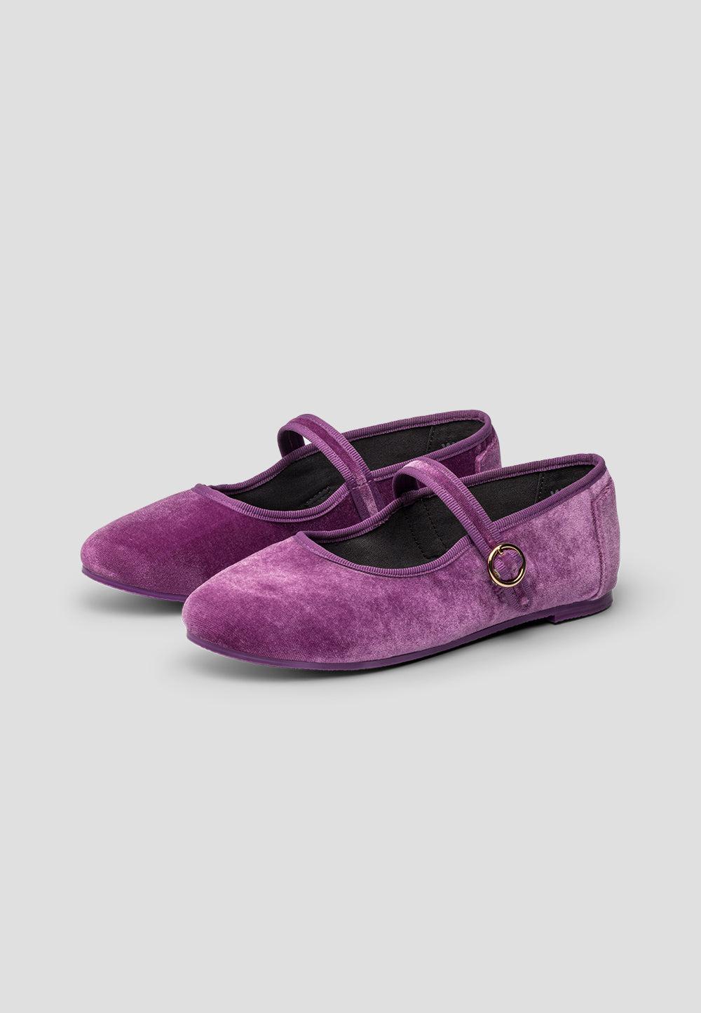 paez MARY JANE VELVET AMETHYST Última moda