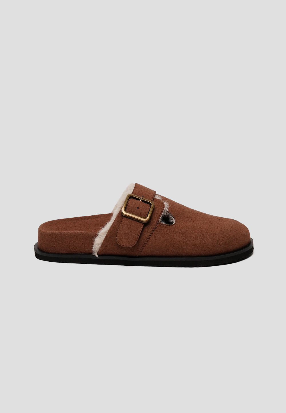 paez CLOG VEGAN SUEDE CAMEL Rebajas de fin de temporada
