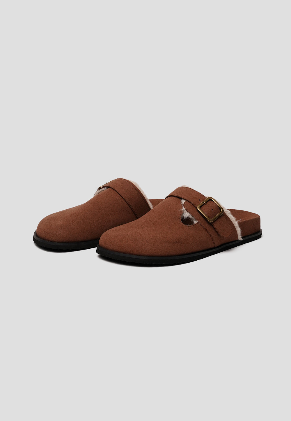 paez CLOG VEGAN SUEDE CAMEL Rebajas de fin de temporada