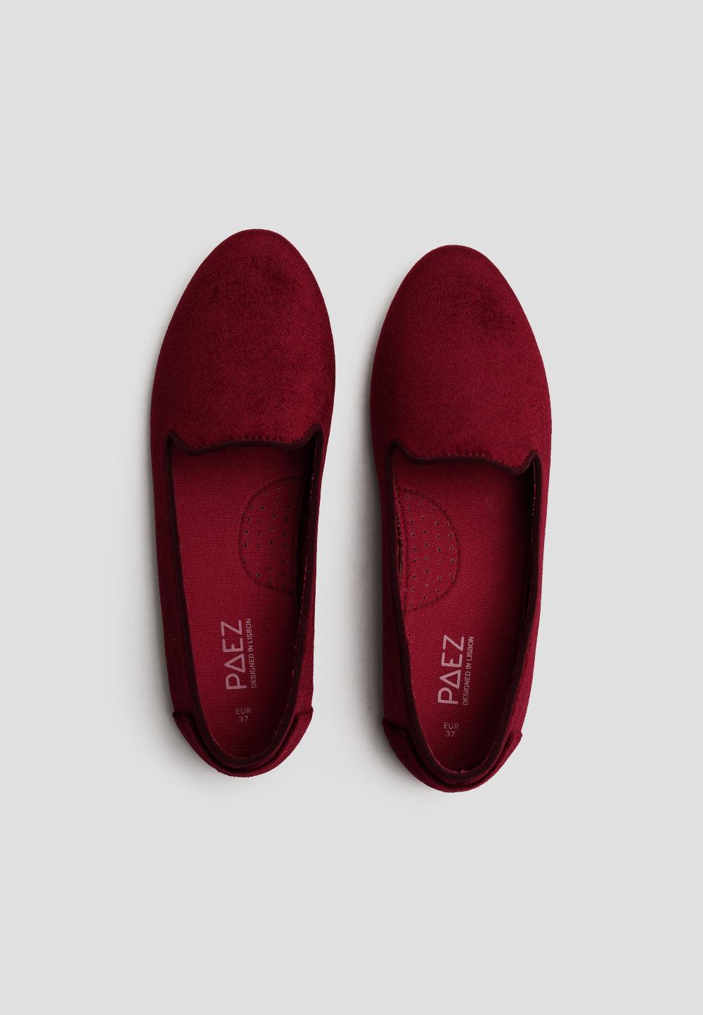 paez SLIPPER VELVET BURGUNDY Últimos 2 días