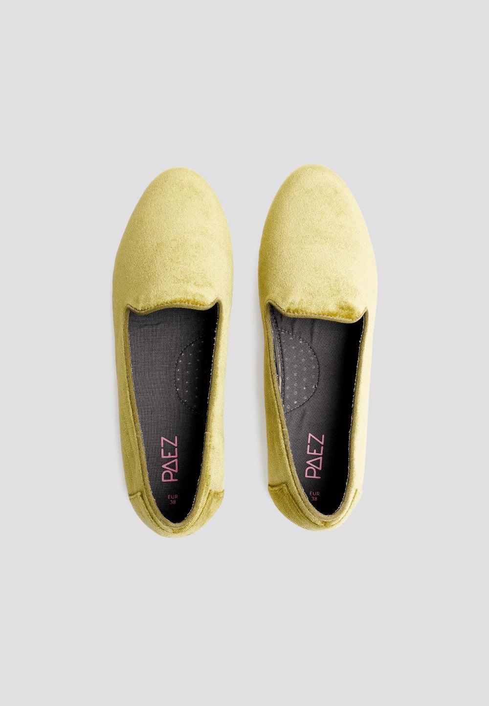 paez SLIPPER VELVET SYCAMORE GREEN Precio de fábrica