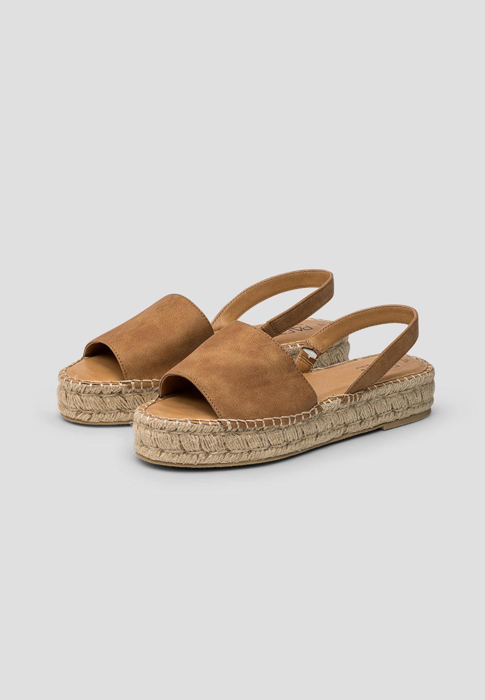 paez HEEL SANDAL CAMEL Envío internacional gratuito
