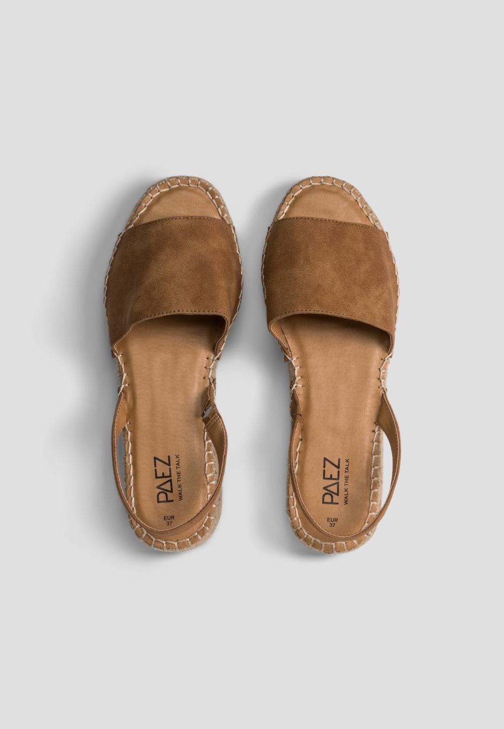 paez HEEL SANDAL CAMEL Envío internacional gratuito