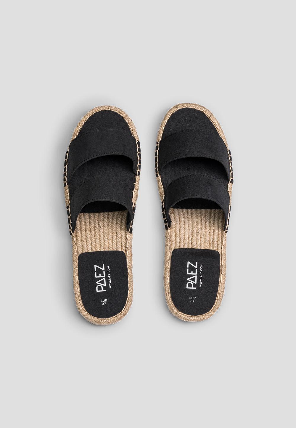 paez SANDAL STRAPS BLACK Tienda de fábrica