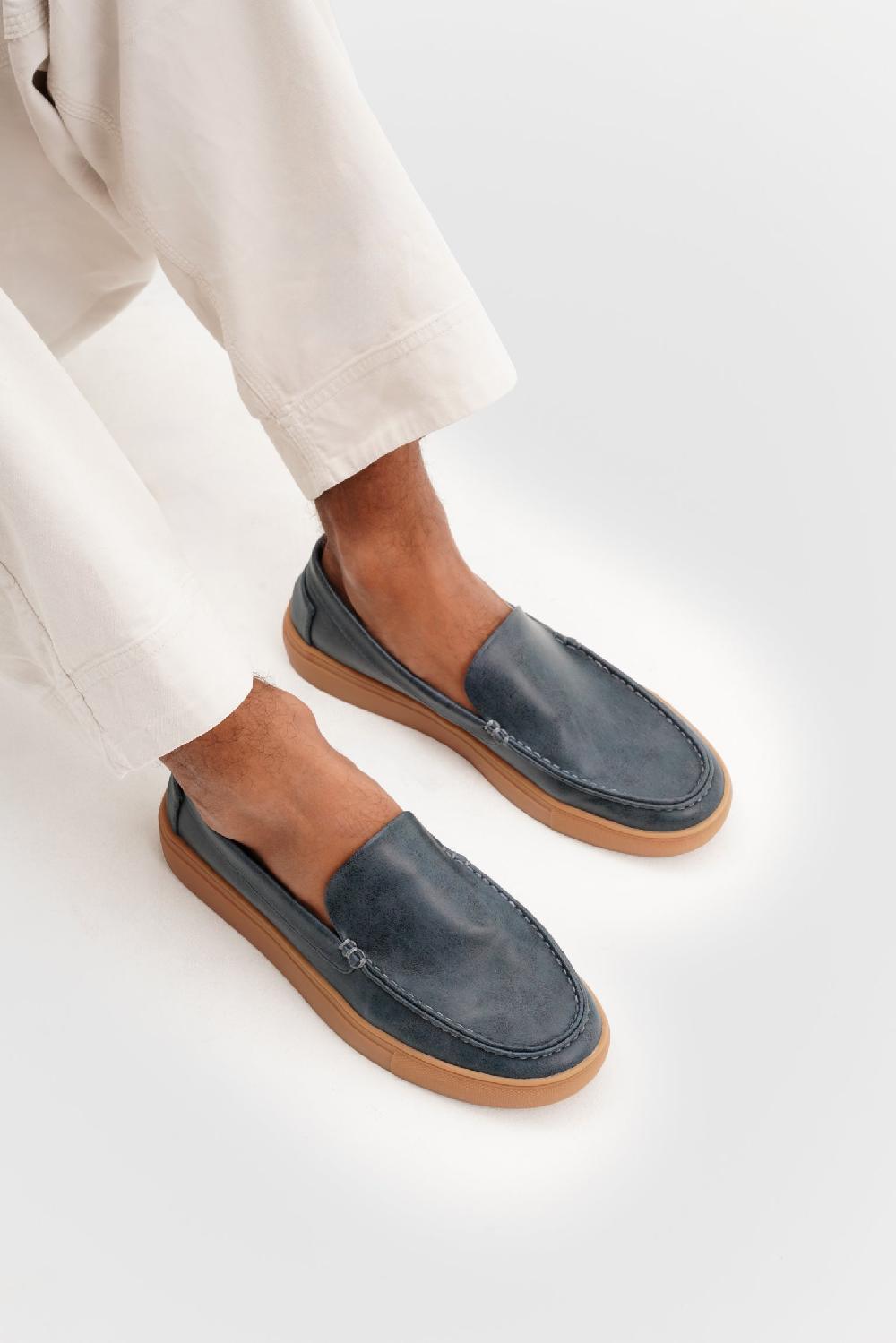 paez LOAFER MICROFIBER NAPA BLUEBERRY Descuentos del mes