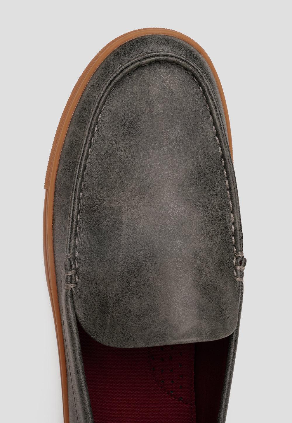 paez LOAFER VEGAN SUEDE PEWTER GREY Última moda