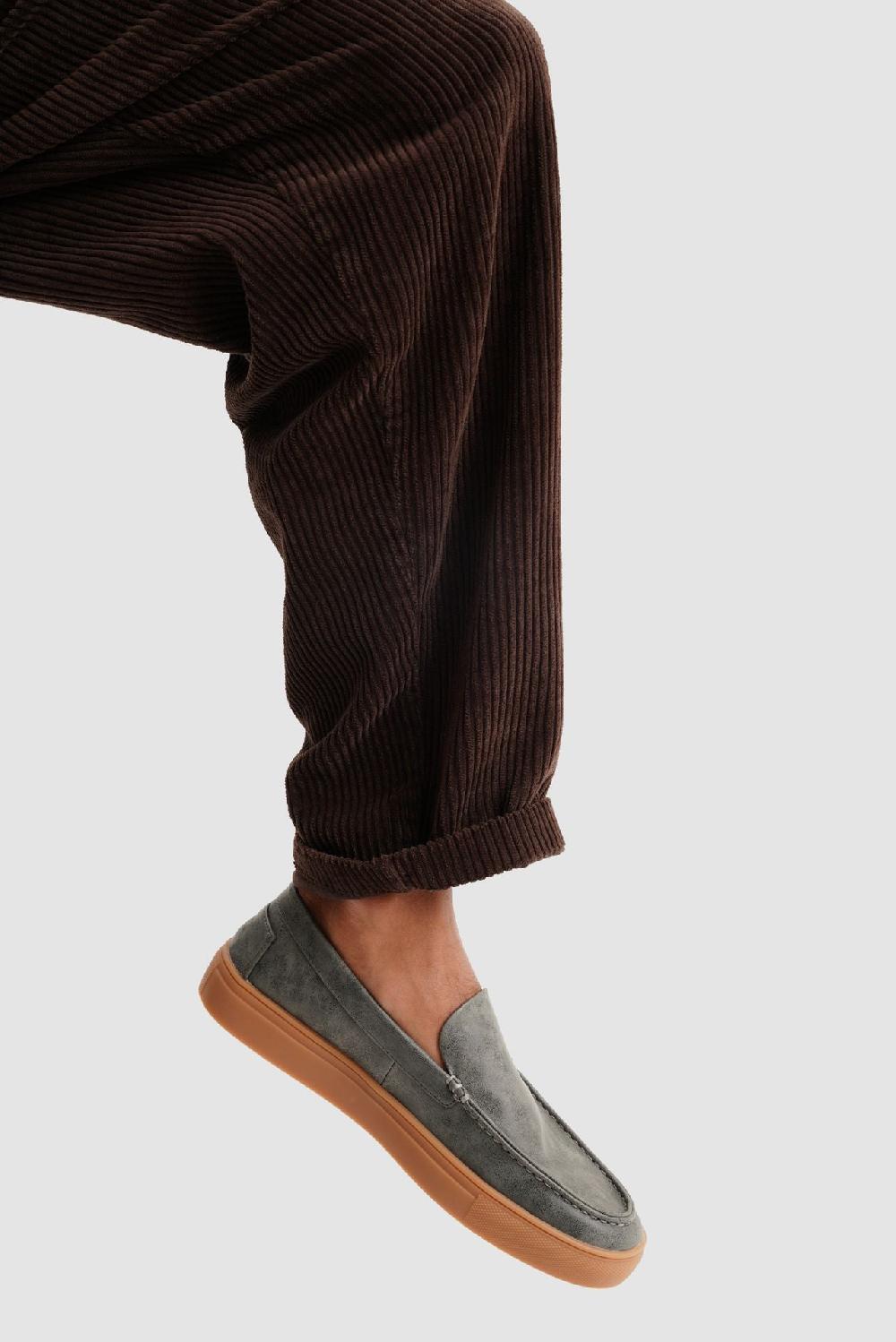 paez LOAFER VEGAN SUEDE PEWTER GREY Última moda