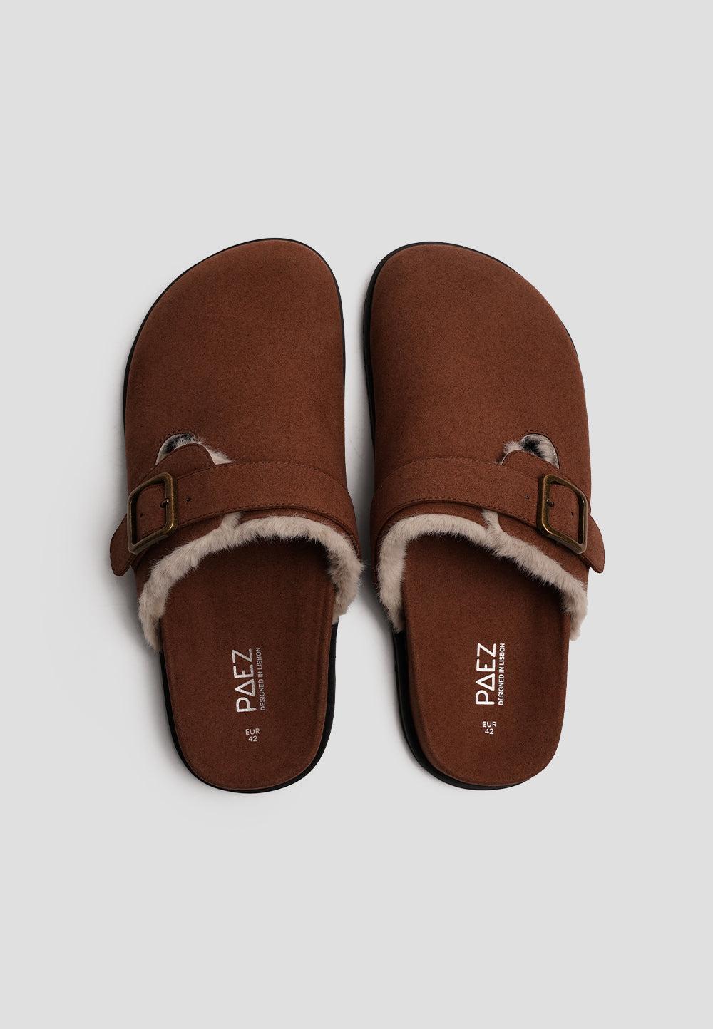 paez CLOG VEGAN SUEDE CAMEL Descuento por venta flash