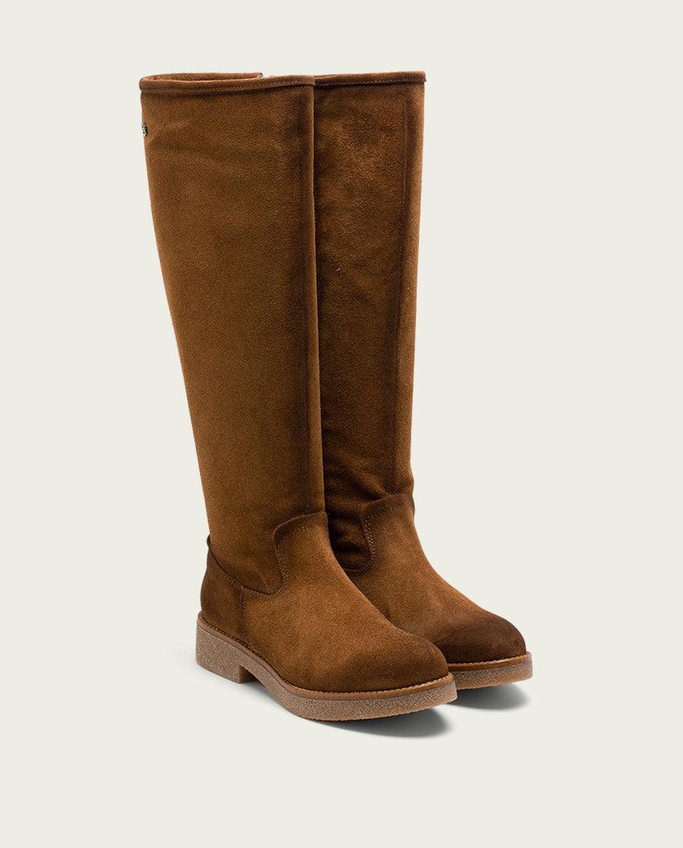 porronet BOTAS ALTAS DE PIEL CUERO CON CREMALLERA DUNA Ahorra y exporta