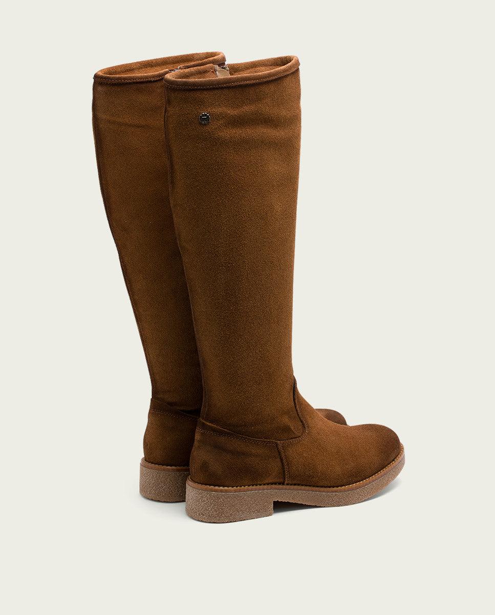 porronet BOTAS ALTAS DE PIEL CUERO CON CREMALLERA DUNA Ahorra y exporta