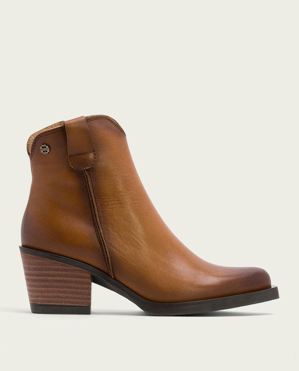 porronet BOTINES COWBOY DE PIEL CUERO CON CREMALLERA HADRIA Oferta exclusiva
