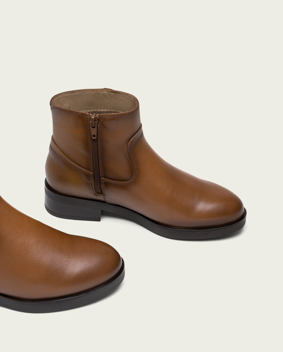 porronet BOTINES DE PIEL CUERO CON CREMALLERA EINES Grandes ahorros