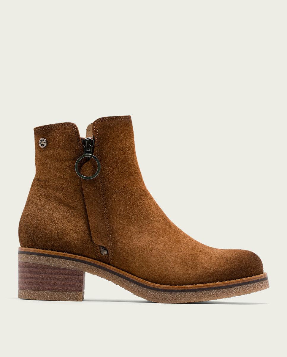 porronet BOTINES DE PIEL CUERO CON CREMALLERA GLEDA Precio ultrabajo