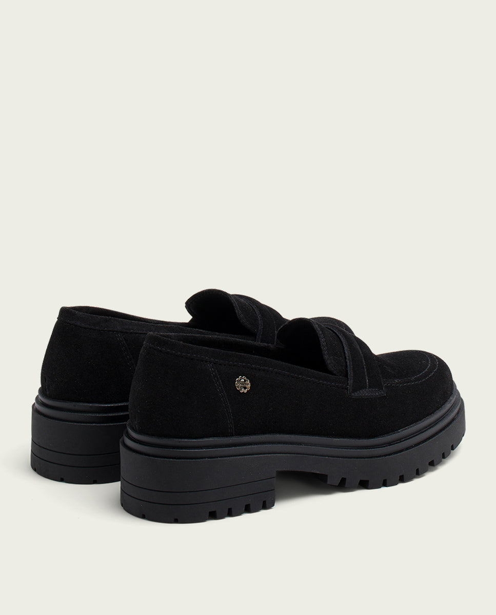porronet MOCASINES DE SERRAJE NEGROS FEBE Rebajas