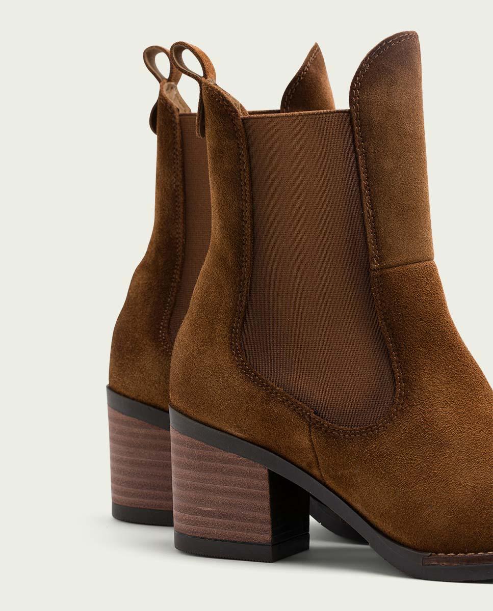 porronet BOTINES DE PIEL CUERO CON ELÁSTICOS JANA Envío gratis