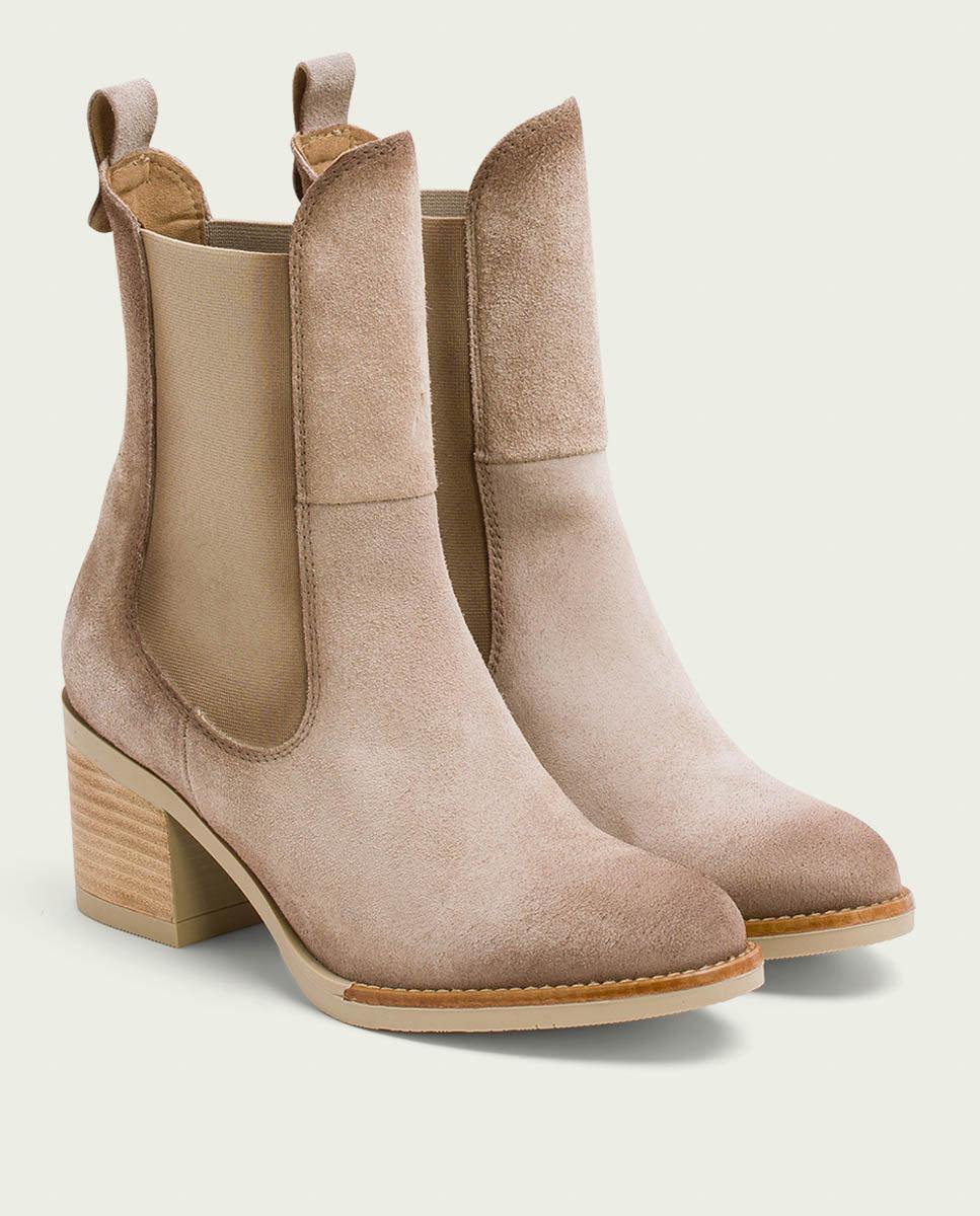 porronet BOTINES DE PIEL ARENA CON ELÁSTICOS JANA Oferta especial de fábrica
