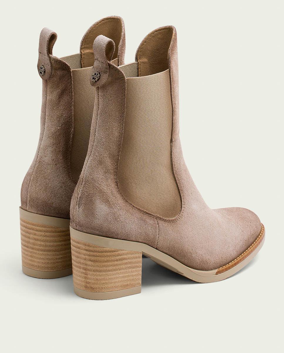 porronet BOTINES DE PIEL ARENA CON ELÁSTICOS JANA Oferta especial de fábrica