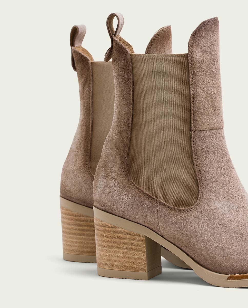 porronet BOTINES DE PIEL ARENA CON ELÁSTICOS JANA Oferta especial de fábrica