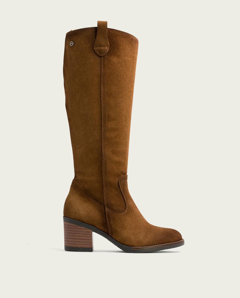 porronet BOTAS DE PIEL CUERO CON CREMALLERA JIMAE Libre de impuestos