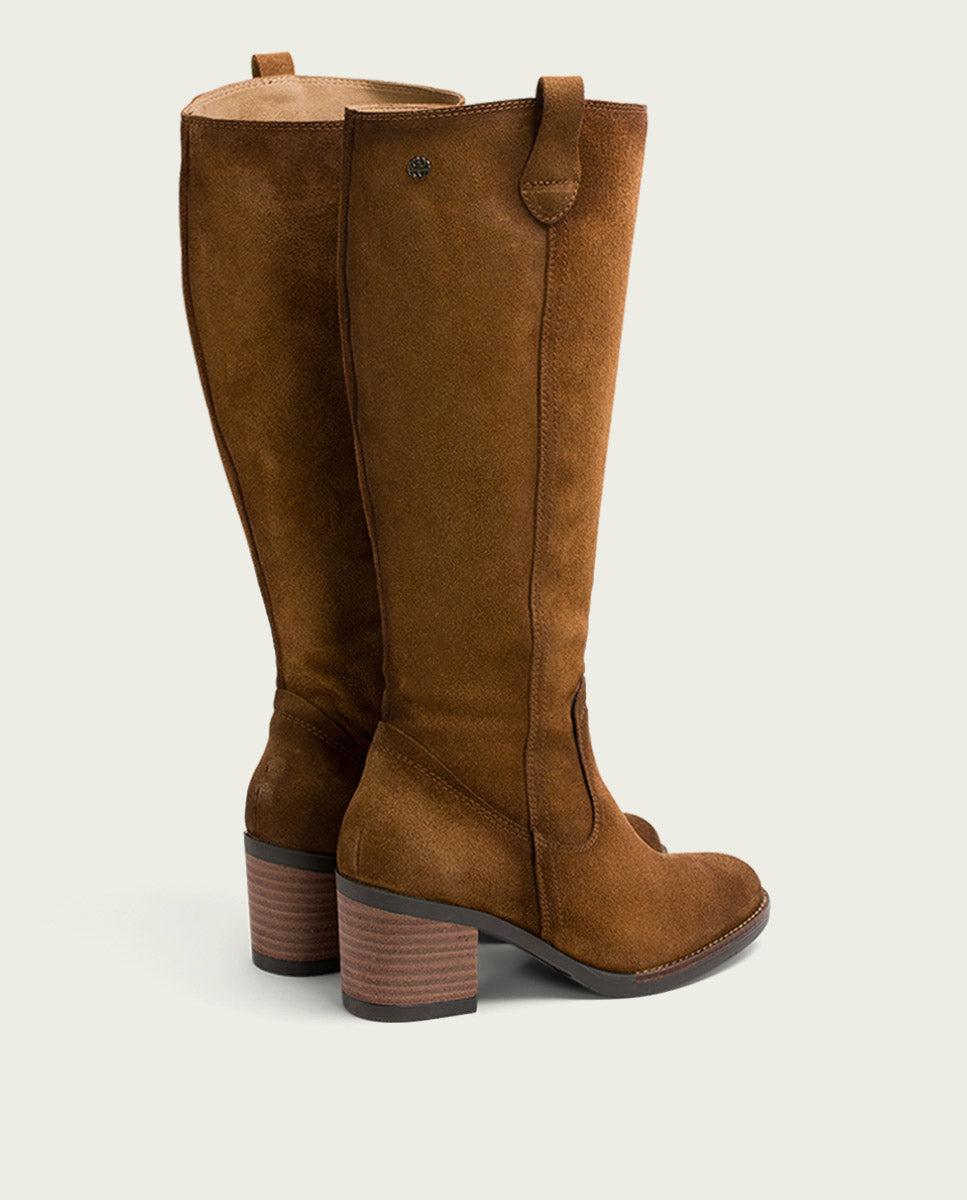 porronet BOTAS DE PIEL CUERO CON CREMALLERA JIMAE Libre de impuestos