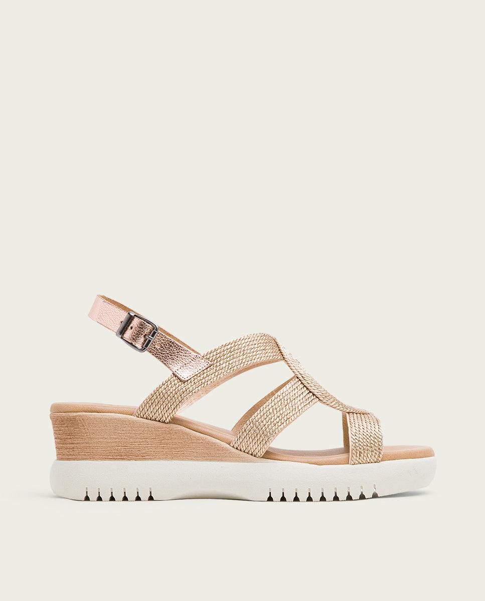 porronet SANDALIA CUÑA ROSE ELISA Outlet online