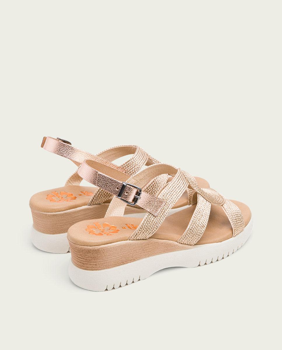 porronet SANDALIA CUÑA ROSE ELISA Outlet online