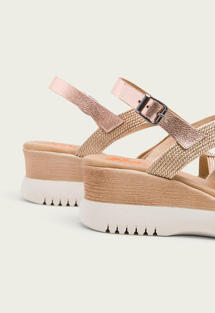 porronet SANDALIA CUÑA ROSE ELISA Outlet online