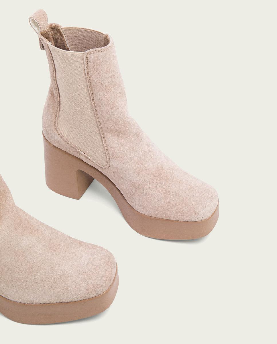 porronet BOTINES DE TACÓN ARENA CON ELASTICOS LENA Oferta especial
