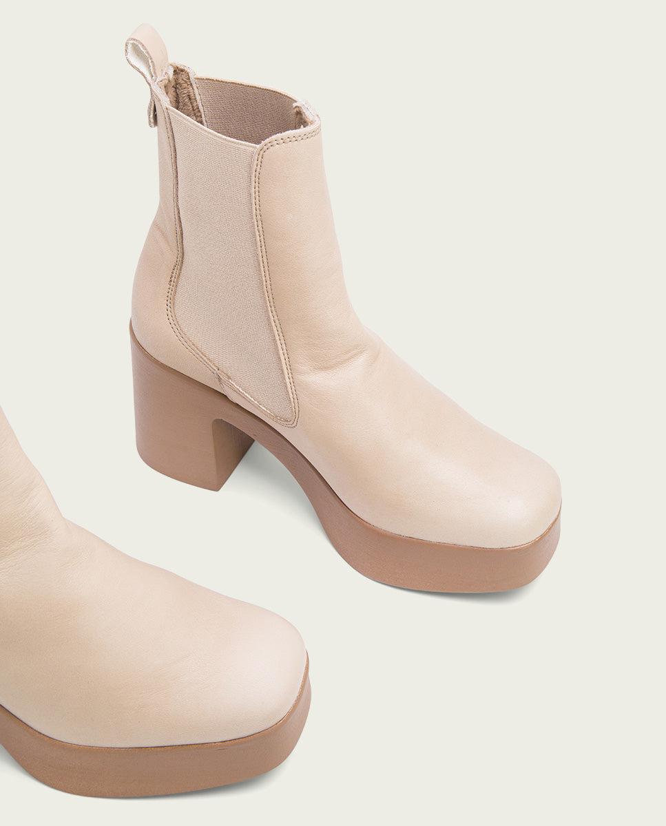 porronet BOTINES DE TACÓN TAUPE CON ELASTICOS LAURA Envío gratis