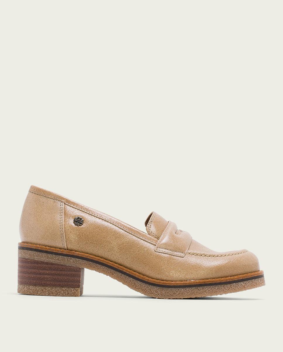 porronet MOCASINES DE PIEL CAMEL GALIA Solo hoy