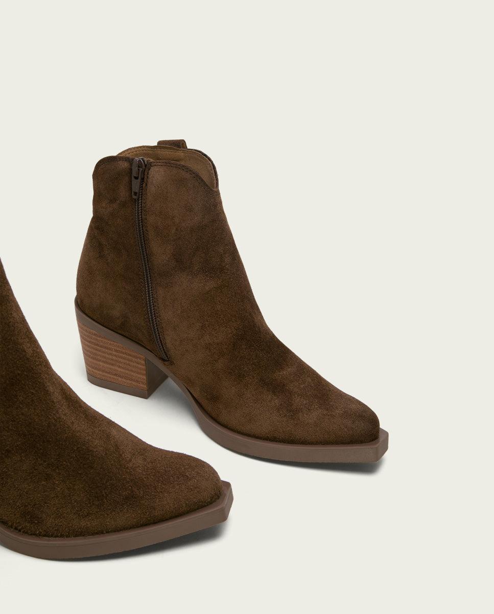 porronet BOTINES COWBOY MOKA CON CREMALLERA JARA Precios de Black Friday