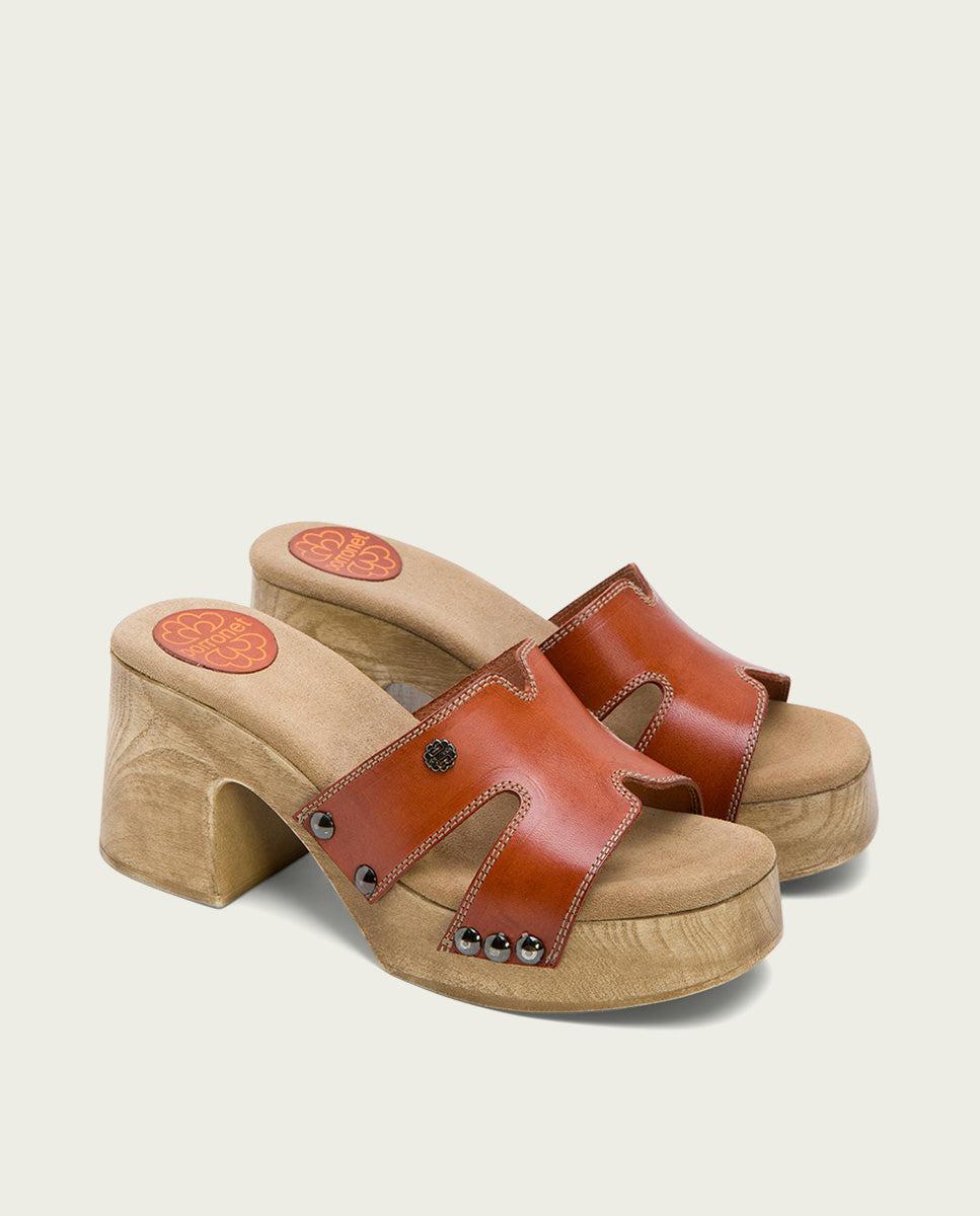 porronet SANDALIA TACON MEDIO PIEL CUERO MERYL Oferta exclusiva